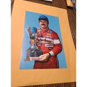 Vintage1988 Terry Labonte NASCAR 6x9 Postcard Budweiser Baby Ruth Jr Johnson Win